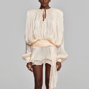 Vici Cream Mini Dress